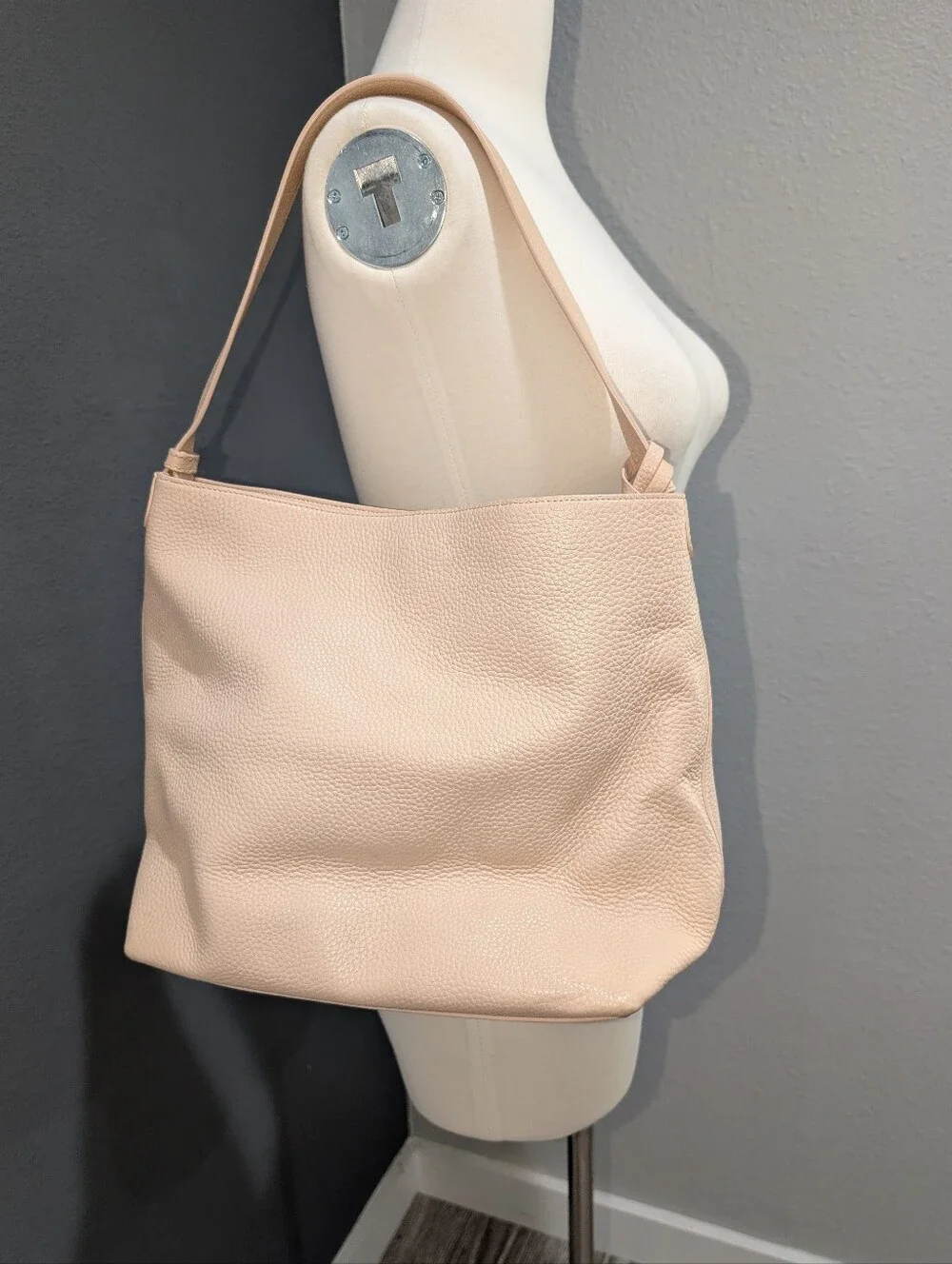 Tory Burch Thea Pebbled Leather Slouchy Hobo Bag & Matching Zip Wallet Set